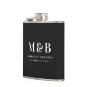 Flasques Personalized Monogrammed Initials Wedding Favors (Gauche)