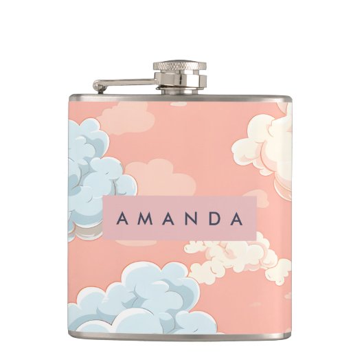 Flasques Personalized Pastel Cloud Dreamscape  (Devant)