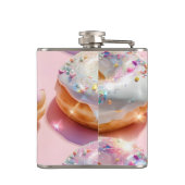 Flasques Personalized Pastel Pink Donut Sparkle (Dos)