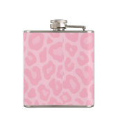 Flasques Personalized Soft Pink Leopard Print (Dos)