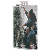 Flasques Personalized Two Sided Family Christmas Photo (Gauche)