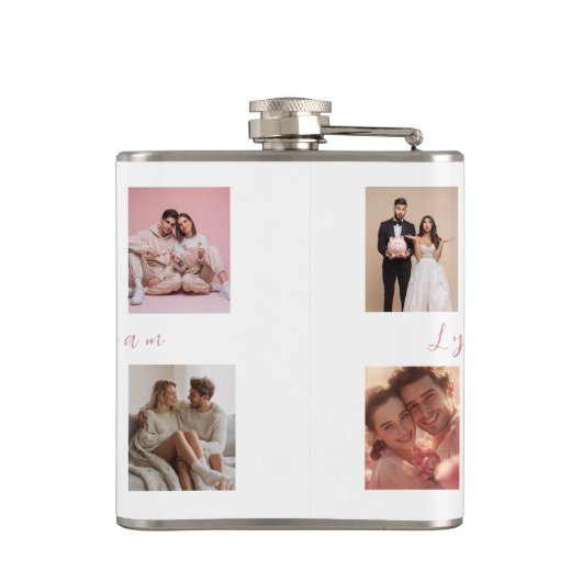 Flasques Personalized Valentine's Day Flask | Custom Photos (Dos)