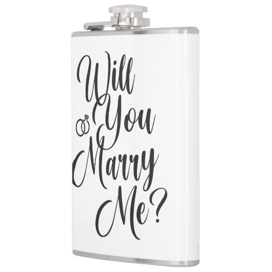 Flasques Personalized “Will You Marry Me?” Proposal (Gauche)