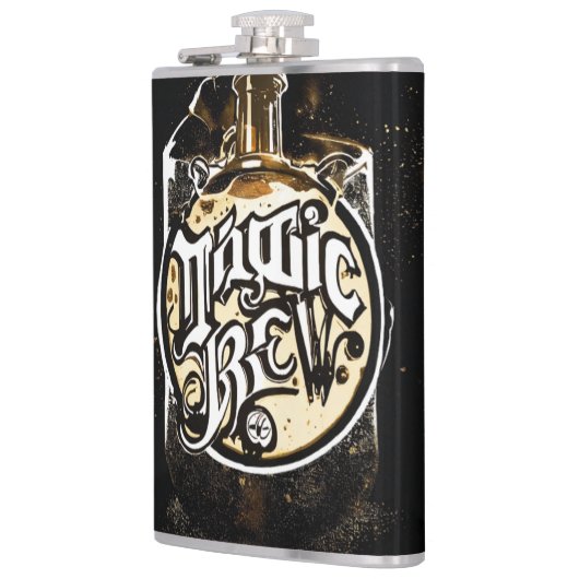 Flasques #personalizedmonogramflaskVinylWrappedFlask (Gauche)