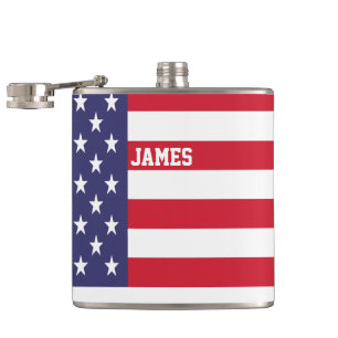 Flasques Personnalisé États-Unis Drapeau américain Patrioti