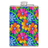 Flasques Personnalisé Joli coloré Floral (Dos)