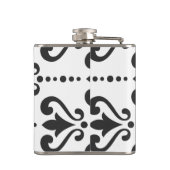 Flasques Personnalisé noir et blanc de luxe (Dos)