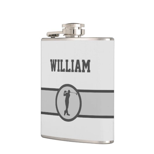 Flasques Personnalisé Nom personnalisé Cadeaux Golfer (Gauche)