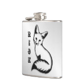 Flasques Personnalisé Silver Fox (Gauche)