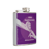 Flasques Personnaliser anniversaire couple romantique main (Droite)