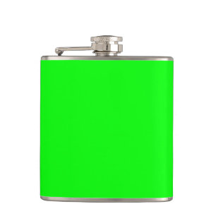 Flasques Personnaliser couleur néon vert
