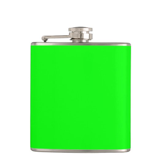 Flasques Personnaliser couleur néon vert (Devant)