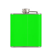 Flasques Personnaliser couleur néon vert (Dos)