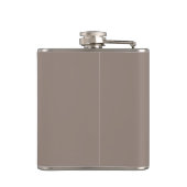 Flasques Personnaliser Deux initiales Mariage Faveurs beige (Dos)
