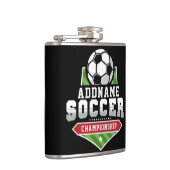 Flasques Personnaliser Football AJOUTER TEXTE Varsity Team (Droite)