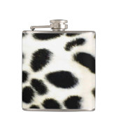 Flasques Personnaliser fourrure dalmate Texture noir et bla (Devant)