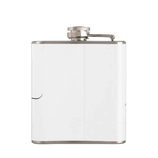 Flasques Personnaliser le nom initial du monogramme (Dos)