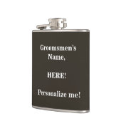 Flasques Personnalisez vos groomsmen (Gauche)