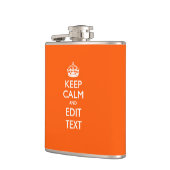 Flasques Personnalité du KEEP CALM AND Edit Text (Gauche)
