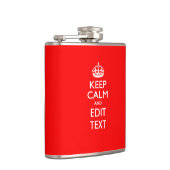 Flasques Personnalité du KEEP CALM AND Edit Text (Droite)