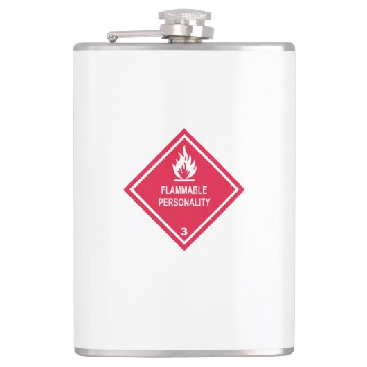 Flasques Personnalité inflammable (Devant)