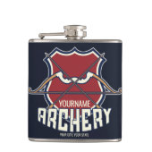 Flasques Personnalized Archery Sports Recurve Bow Arrow (Devant)