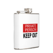 Flasques Personne privée rester en dehors (Droite)