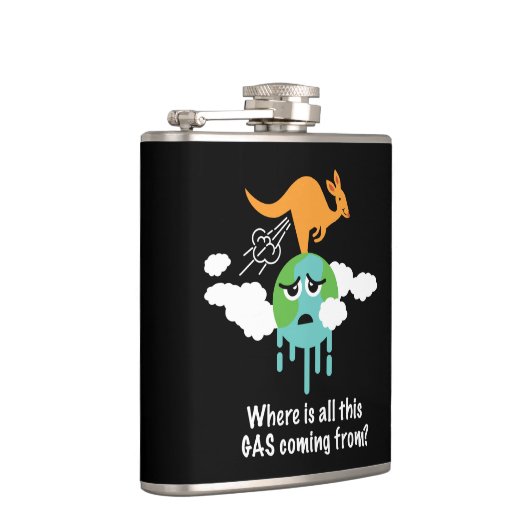 Flasques Pet de méthane de kangourou (Droite)