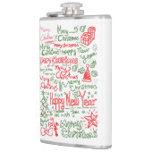 Flasques Petaca con diseño navideño para caballeros (Gauche)