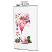 Flasques Pétales et prosecco Rose Floral Fête de Mariage  (Gauche)