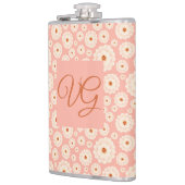Flasques Petit Monogramme en poudre rose (Gauche)