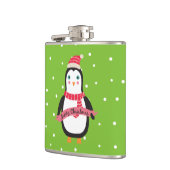 Flasques Petit pingouin mignon "Joyeux Noël " de Noël (Gauche)