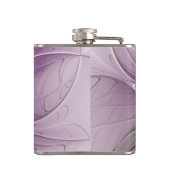 Flasques Petite Beauté Moderne Fleur d'Art Fractal Gris Mau (Dos)