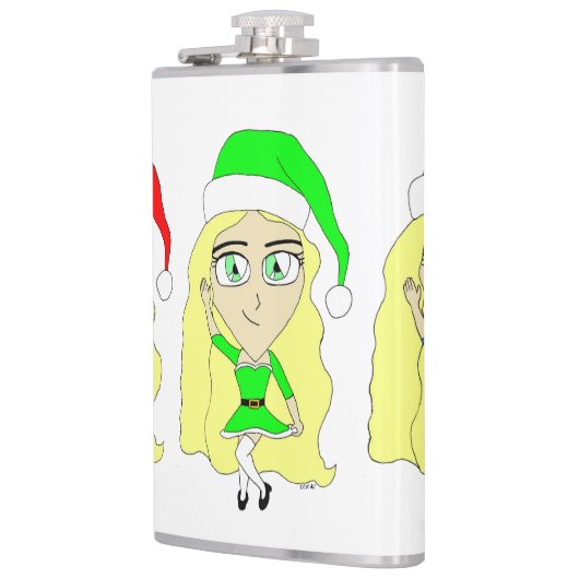 Flasques Petites aides Santas (Gauche)
