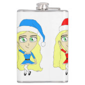 Flasques Petites aides Santas (Dos)