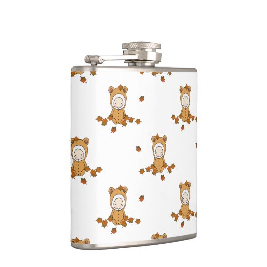 Flasques Petits bébés d'automne en Feuille en chute (Droite)