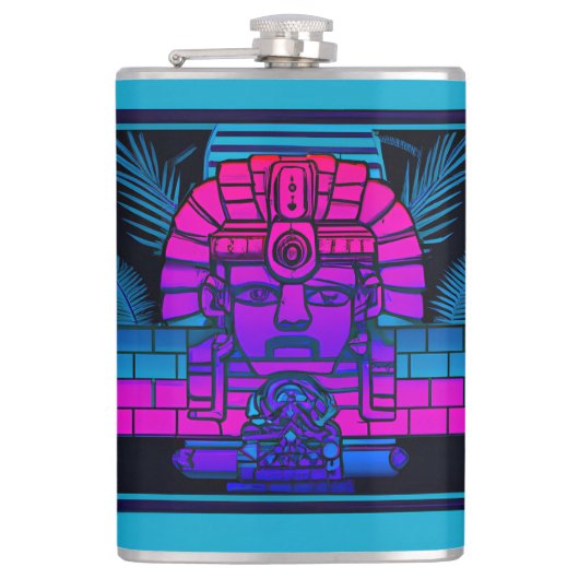 Flasques Pharaoh Synthwave (Devant)