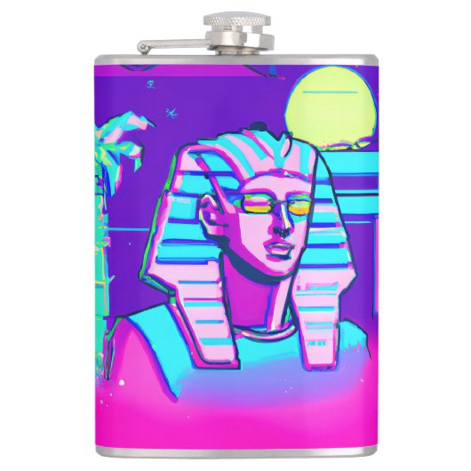 Flasques Pharaon Synthwave (Devant)