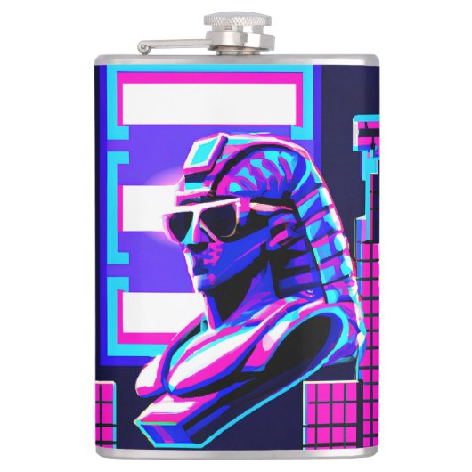 Flasques Pharaon Synthwave (Devant)