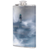 Flasques Phare dans la tempête - Mer Baltique (Gauche)