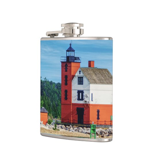 Flasques Phare de Round Island (Gauche)