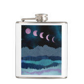 Flasques Phases de lune rose Paysage (Devant)