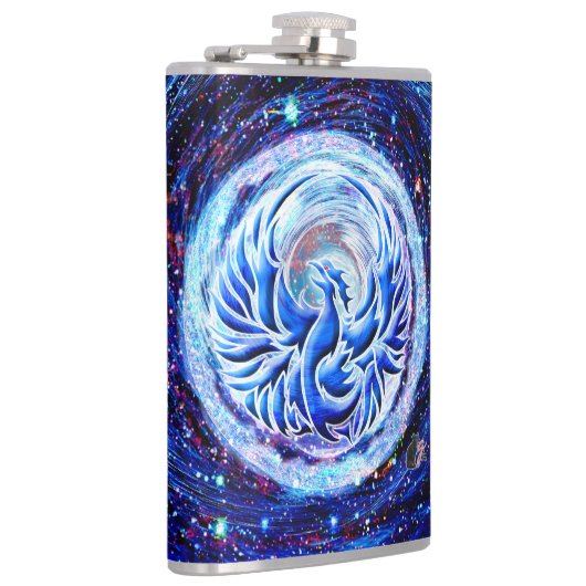 Flasques Phoenix bleu  (Droite)