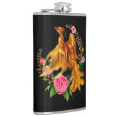 Flasques Phoenix Floral Se Lève De L'Imaginaire Des Cendres (Droite)