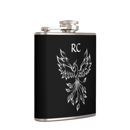 Flasques Phoenix se lève sur le noir (Droite)