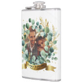 Flasques PHOTO Cadeau Mariage Nouveaux mariés Anniversaire (Gauche)