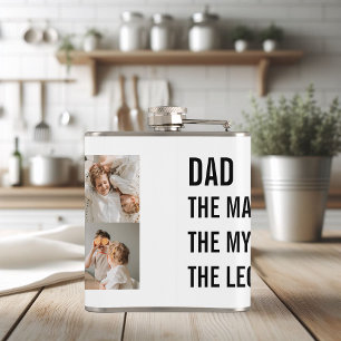 Flasques Photo Collage moderne   Cadeau papa