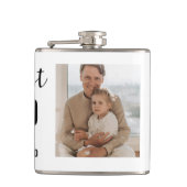 Flasques Photo Collage moderne Happy Fête des pères Cadeau (Devant)