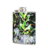 Flasques photo de gelée recouverte de houx et de baies (Gauche)