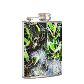 Flasques photo de gelée recouverte de houx et de baies (Droite)